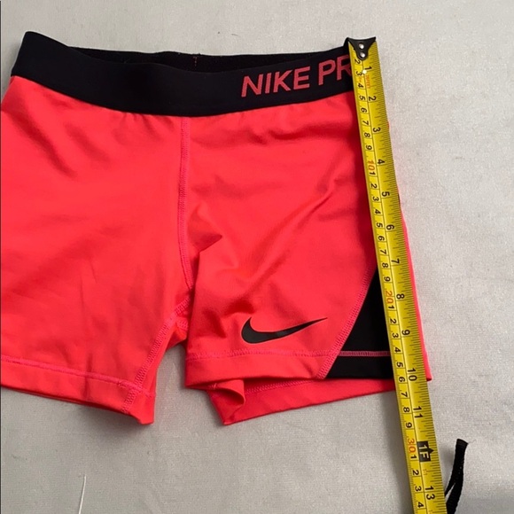 Nike Pro Racer pink and black athletic compression shorts 890222-617 - Picture 6 of 13